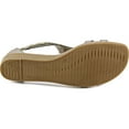 thumbnail image 3 of Easy Spirit e360 Amalina Women W Open Toe Synthetic Silver Wedge Sandal, 3 of 5