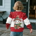 thumbnail image 5 of DISNIMO Toddler Christmas Sweatshirt Girls Mouse Printed Sweater Long Sleeve Pullover Tops Comfy Sweatshirt Fall Winter Clothes 7-8 Years, 5 of 7