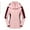 Pink, variant on Women's 3-in-1 Skiing Jacket Outdoor Waterproof Mountain Snowboarding Outerwear with Inner Warm Fleece Coat