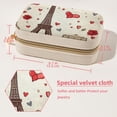 thumbnail image 5 of Valentine's Day Velvet Portable Jewelry Organizer with Removable Compartment - Necklace Holder and Gift Box, 5 of 7