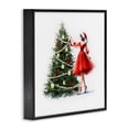 thumbnail image 3 of Stupell Industries Art Deco Holiday Tree Glam Accessories Black Framed Giclee Art, 12 x 12, by Amanda Greenwood, 3 of 8