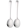 thumbnail image 1 of Shisuyan 2pcs Multi-functional Slotted Spoon Stainless Steel Spoon Draining Colander, 1 of 9