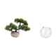 thumbnail image 5 of Árbol bonsái artificial,Bonsái artificial para decoración de escritorio o interior,Bonsái artificial,planta falsa en maceta.,Acuario de escritorio,Pecera pequeña transparente,jarrón para, 5 of 8