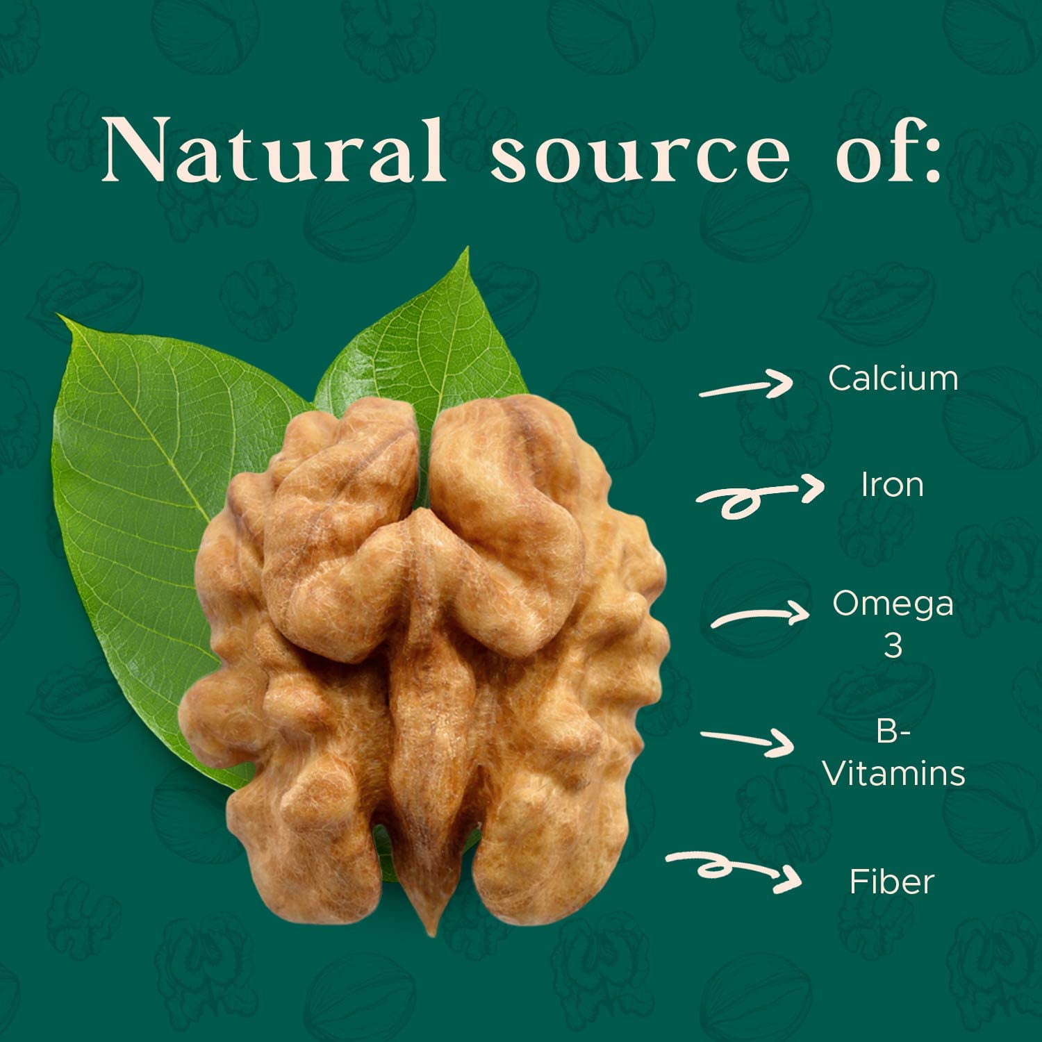 I'M A NUT California Raw Shelled Walnuts-Halves and Pieces-No PPO Non GMO Kosher Vegan- 48 oz