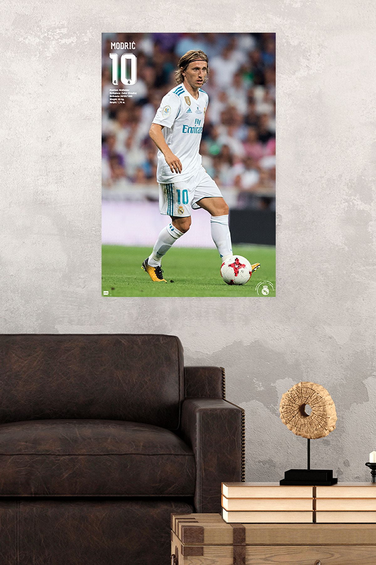 Luka Modric Poster, Real Madrid Poster, Poster Midfielder, Soccer Poster, Poster Soccer Player, Portrait Poster, Home Decor