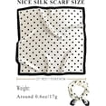 thumbnail image 2 of 100% Mulberry Silk Scarf for Women Hair Lightweight Square Neckerchief Wrap For Head Scarves 21", 2 of 10