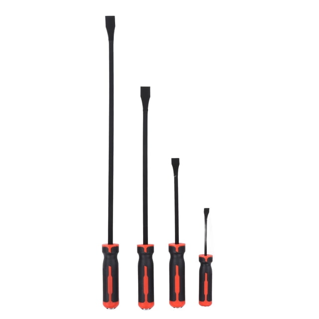 Pry Bar Set,4Pcs Angled Tip Pry Curved Pry Bar Angled Tip Pry Bar Set Highly Recommended