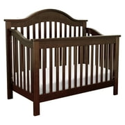 Angle View: DaVinci Jayden 4-in-1 Convertible Crib in Espresso Finish