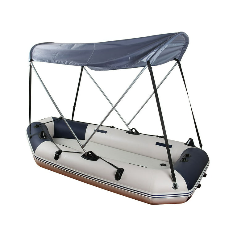Inflatable Boat Sun Shade Easy to Use Kayak Canopy Awning Top Cover Shelter  for Outdoor Kayaks Sailing Boats Canoes Fishing Boats 