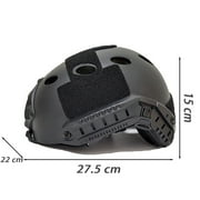 Helmet Tactical Helmet Game Helmet Cs Helmet Bicycle Helmet Sports-Black-Style:With Holes