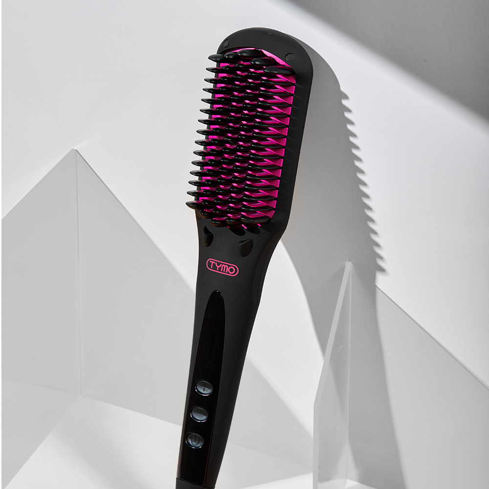 TYMO Ionic Hair Straightener Brush with LED Display photo 5
