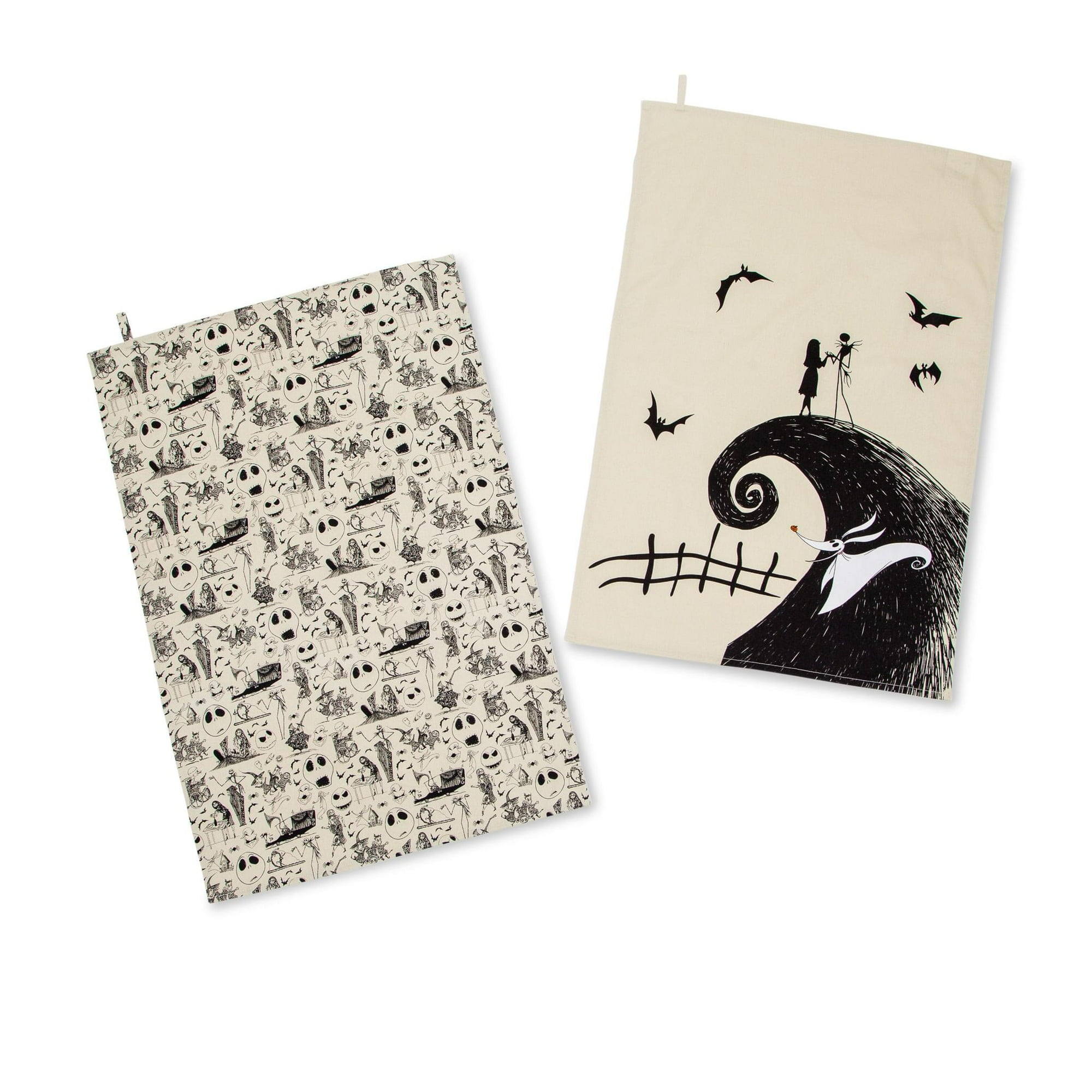 Disney The Nightmare Before fashion Christmas Jack Skellington Hanging Kitchen Towels