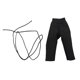 thumbnail image 4 of Pantalones de muñeca masculina 1/18, mini pantalón largo de pierna ancha, deportes atléticos, pantalones de figura masculina, disfraz para figuras de negro, 4 of 7