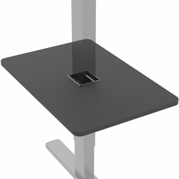 Estante para patas para debajo del escritorio VIVO DESK-SF02LU, ajustable, negro