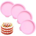thumbnail image 1 of 4 round silicone baking tins, multi-layered cake tin, non-stick 15 cm, 1 of 5