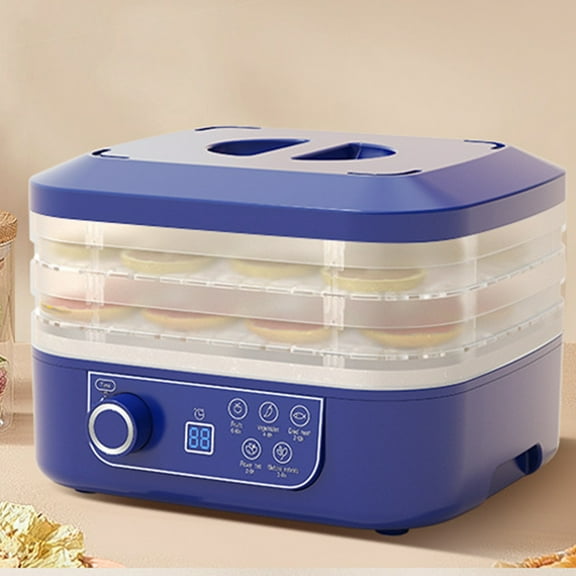 FYHALE Food Dehydrator Machine for Drying Fruits/Meats/Snacks at Home, Adjustable Timer and Temperature Control, Small Portable Home Freeze Dryer, Blue