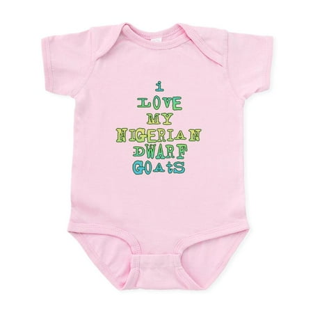 

CafePress - Nigerian Dwarf Goats Infant Bodysuit - Baby Light Bodysuit Size Newborn - 24 Months
