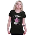 thumbnail image 3 of Knockout Breast Cancer Womens Slim Fit Graphic Tee Brisco Brands S, 3 of 5