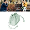 thumbnail image 4 of Portable Camera Carrying Case Digital Camera Case, PU Leather Drawstring Pouch Bag Waterproof Camera Bag with Chain Shoulder Strap for Travel Outdoor Photography, 4 of 8