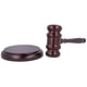 thumbnail image 3 of Martillo De Madera Con Bloque De Sonido - Perfecto Para Disfraz De Subasta De Juez Abogado (Stock), 3 of 4