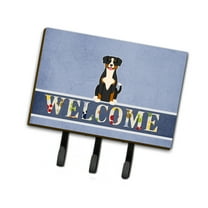 Carolines Treasures BB5619TH68 Entlebucher Welcome Leash or Key Holder Triple multicolor