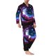 thumbnail image 2 of Balery v Pijama para Hombre de Dos Piezas con Manga Larga, Conjunto de Dormir y Descanso Suave con Bolsillos-Large, 2 of 7