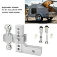 thumbnail image 4 of Adjustable Trailer Hitch, Stainless Steel, 12,500 Lbs Capacity, Wide Applications with Easy Installation, 4 of 8