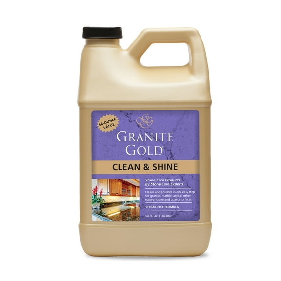 Clean & Shine, Cleaner & Polish for Stone & Quartz, Refill Bottle, 64 fl oz