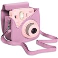 thumbnail image 5 of Xpix FIAC-RETRO-PINK-NM Protective Case for Fujifilm Instax Mini 9 & Mini 8 Instant Film Camera with Removable Shoulder Strap PU Leather, Pink, 5 of 5