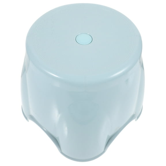 DECORNIJIA 1Pack Plastic Stool Thicken Stool Anti Slip Round Shaped Design for Living Room Home Blue