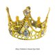 thumbnail image 2 of Bearachild Coronas de diamantes de imitación: artesanía exquisita para coronas elegantes de belleza inigualable para niños y niñas. Herramientas y accesorios para hornear Ojo de caballo dorado, 2 of 6