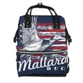 thumbnail image 1 of Disketp Mallard Duck With American Flag Mochila de Pañales de Gran Capacidad con Múltiples Bolsillos, Mochila de Viaje Multifuncional para Bebé, Unisex, Moderna y Resistente, 1 of 6