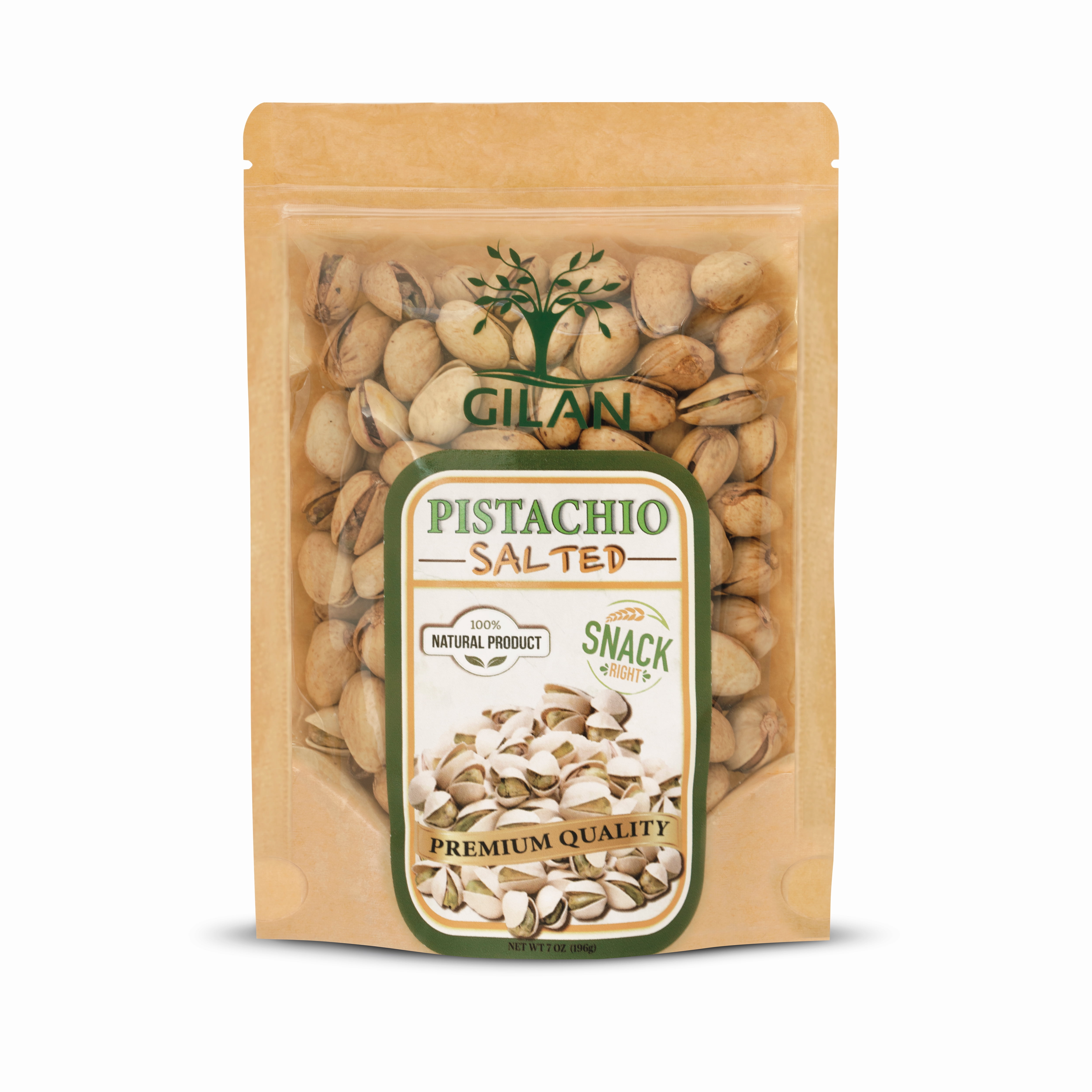 Gilan Roasted and Salted Nuts Variety Pack, 31 oz, 4Ct
