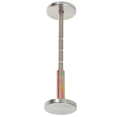 HOMOBABE Round Stainless Steel Door Hole Cover Plate for Deadbolt, 4.13 x 1.18 x 1.18 Inch, 1 Piece