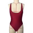 thumbnail image 4 of Maillot de Bain une Pièce Dos Nu Rehausseur Rembourré Bikini Tankinis Ensemble Femme Noir, 4 of 5
