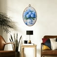 thumbnail image 3 of Oval Framed Wall Art Hydrangea Blue White Vintage Hydrangea Flowers Rustic Farmhouse Canvas Wall Art Oval Vintage Wall Decor Prints Hanging Decor for Home Bedroom Living Room Office 8"x11.4", 3 of 7
