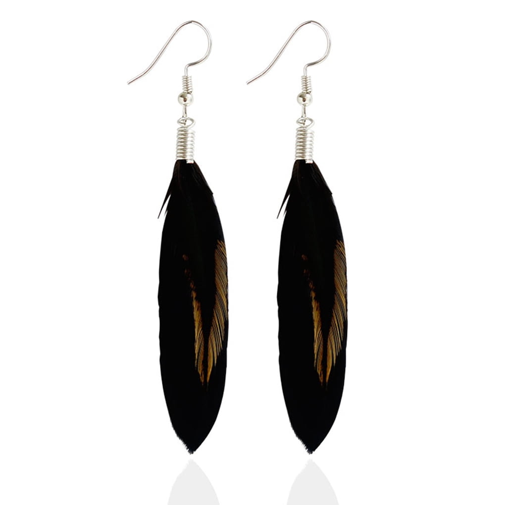 Dangle black earrings hotsell