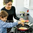 thumbnail image 4 of Gymax 17Pcs Hard Anodized Nonstick Cookware Pots and Pans Set Dishwasher & Oven Safe, 4 of 10