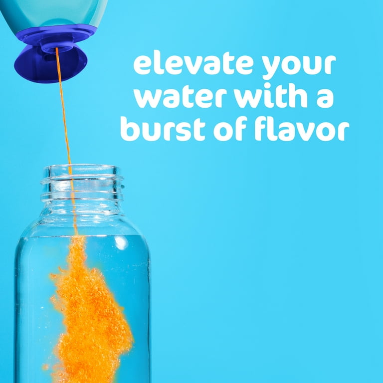 MiO Vitamins Orange Tangerine Sugar Free Water Enhancer with 2X More, 3.24 fl oz Big Bottle