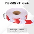 thumbnail image 2 of Uxcell Reflective Tape, Self-Adhesive Trailer Reflector Tape Waterproof Warning Sticker Red-white 1 Inch x 82 Feet, 2 of 6