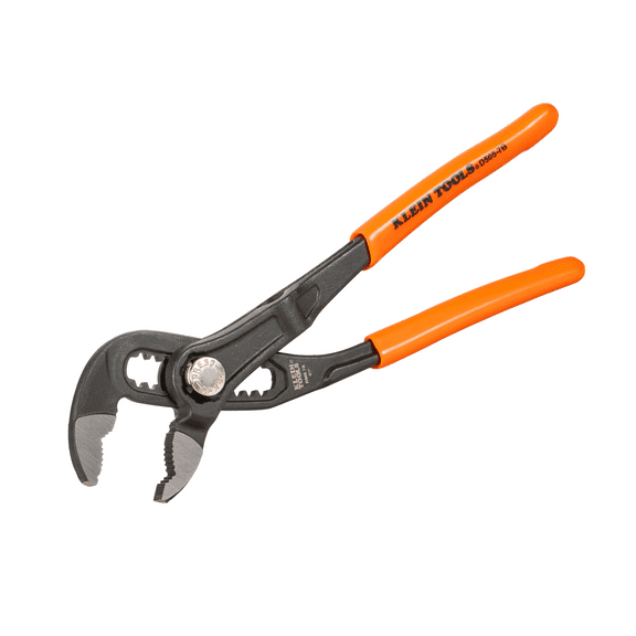 Klein Tools D5057B Quick-Adjust Klaw Pump Pliers, 7"