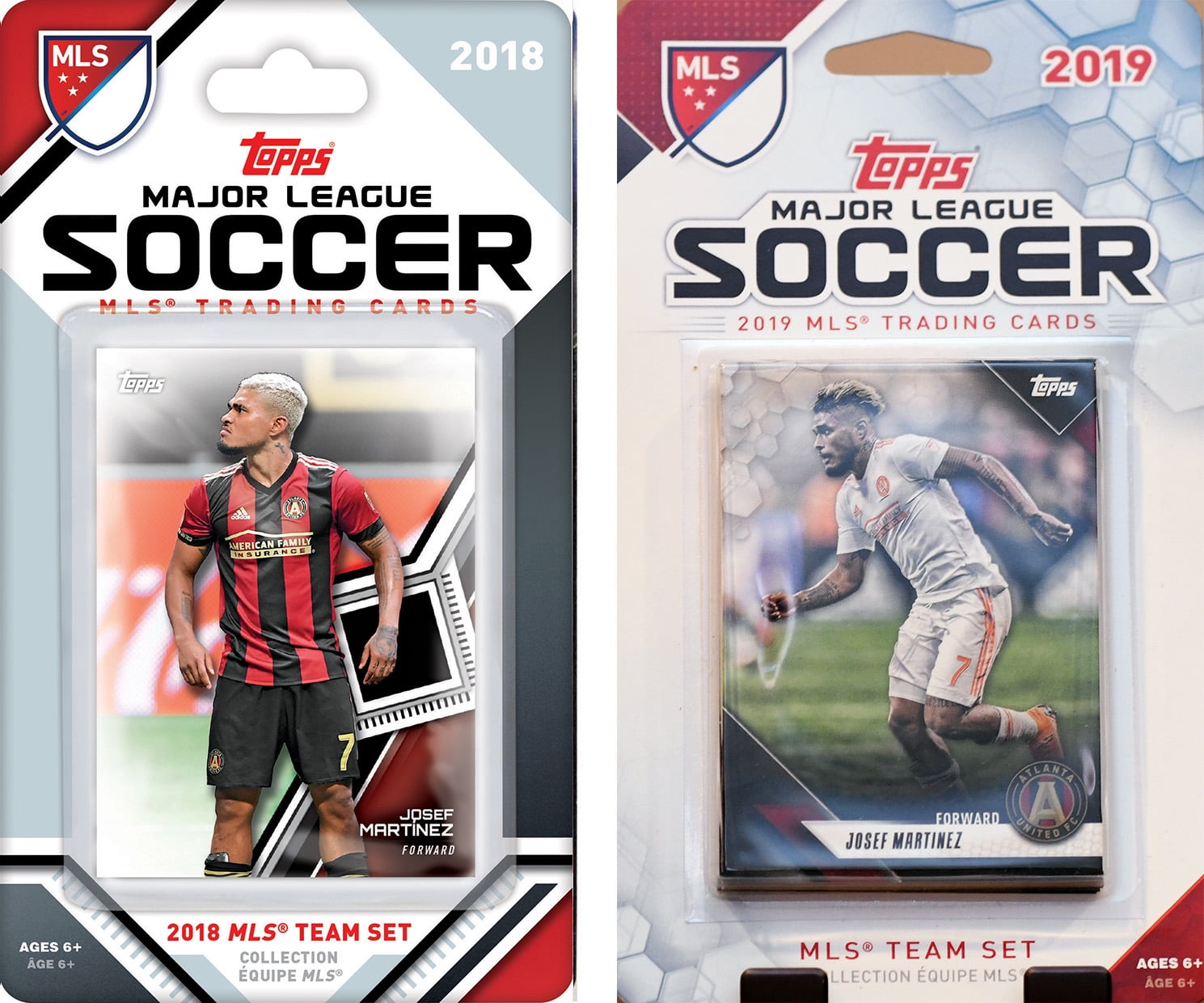 MLS Atlanta United 2 Different Licensed Trading Card Team Sets