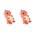 thumbnail image 1 of Bewildely Mini dinosaurio juguetes de peluche niños vacaciones almohada para dormir adornos de juguete para niños niñas cumpleaños regalo de Rosa 2Conjunto, 1 of 6