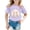 Purple, variant on Girls Easter Shirts Size 7/8 Cute Graphic Short Sleeve T Shirt Top Fashion Easter's Day Blouse Tops T-Shirt Boys & Girls Shirts