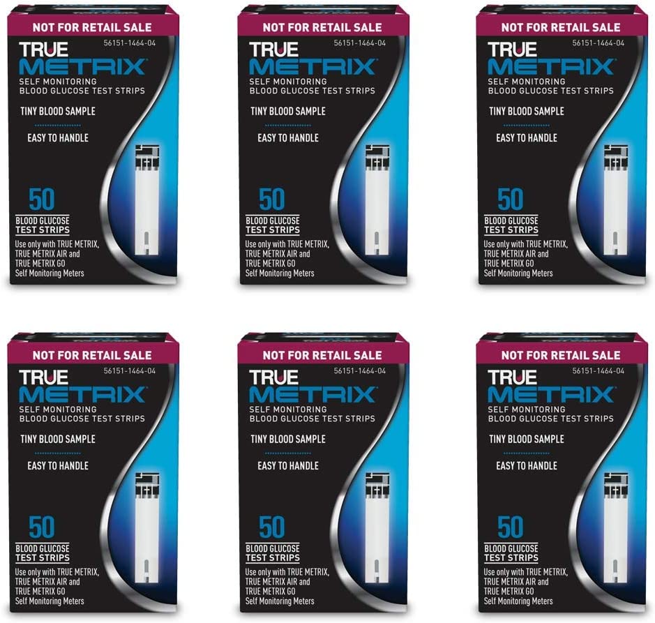 6 x 50 ct TRUE METRIXCAIMAN® NFRS Test Strips (300 Test Strips