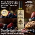 thumbnail image 3 of Camelina Oil for Cooking | Raw First Cold Pressed | Single Press Below 30C | Unrefined | Made in USA, 3 of 9