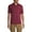 Burgundy, variant on Essentials Men's Short Sleeve Mesh Polo – Stretch Fabric, Fade Resistant, Traditional Fit