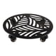 thumbnail image 1 of Metal Plant Stand con ruedas, bandeja de plantas con ruedas, hierro, sembradora redonda de sembradora de servicio pesado Base de rodillos de planta, 1 of 9