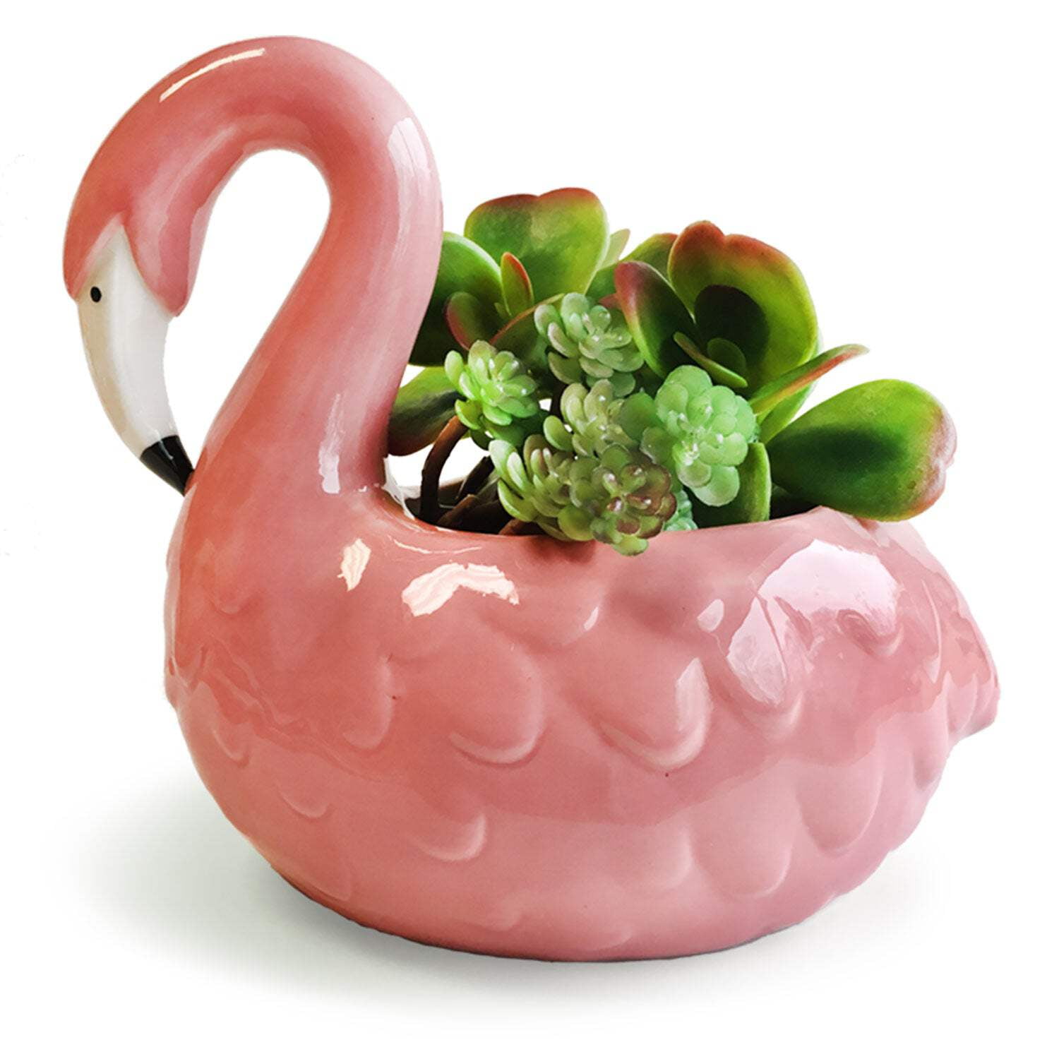Streamline Imagined Flamingo Planter