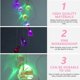 thumbnail image 5 of Pink Solar Cat Wind Bell Lamp for Decor 1Pcs with Solar Charging Feature, 5 of 5